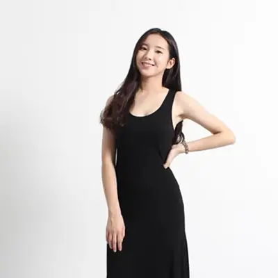 Black Sleeveless Slimming Dress for Women