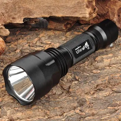 Ultra Bright C8 Flashlight Black Multi Color Durable