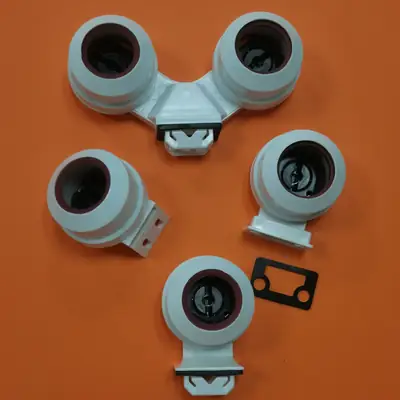 Waterproof Aquarium Lamp Holder White Plastic