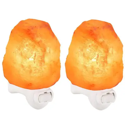 Himalayan Salt Lamp Set of 2 Wall Mount