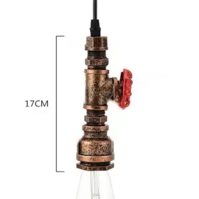 Industrial Retro Water Pipe Lamp 17cm Metal Pakistan