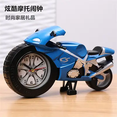 Motorcycle Alarm Clock for Kids Bedroom Decor