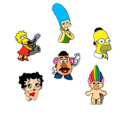 Cartoon Character Brooches for Women & Girls