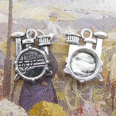 Ancient Silver Drum Jewelry for Daily Wear