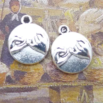 Ancient Silver Hook Earrings Set for Pakistani Brides