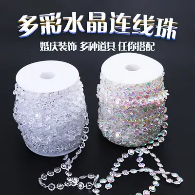 Crystal Beads for Weddings & Festivals 10mm Acrylic