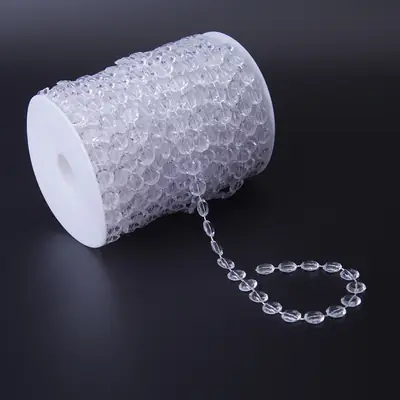 Clear Sparkling Beads 10mm for Clothing & Jewelry