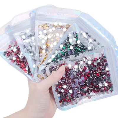 Resin Drill Gems Multi Color Flat Bottom DIY Craft