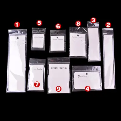 Fashion Jewelry Cards Set 9 Sizes Tear Resistant thumbnail 2