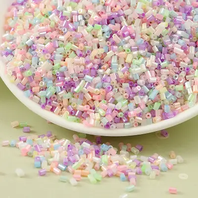Pastel Glass Beads for Craft & Home Decor