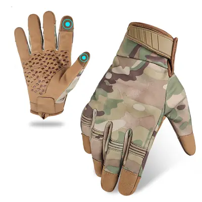 Tactical Camo Gloves for Motorcycles Waterproof Windproof