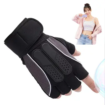 Half Finger Gloves for Gym Workout Warm Up & Comfort