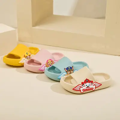 Kids Non-Slip Slippers White Comfortable Soles