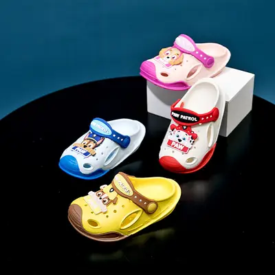 Wang Wang Cartoon Sandals for Kids Non-Slip Sole