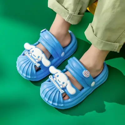 Sanrio Cartoon Sandals for Kids Blue Comfortable