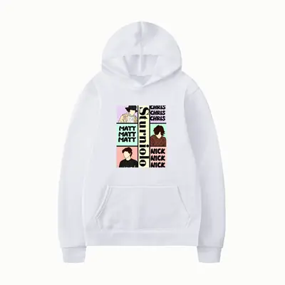 White Sturniolo Triplets Hoodie for Men Women