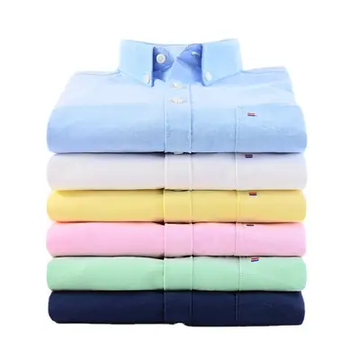 Oxford Cotton Shirts 6 Colors Button Down