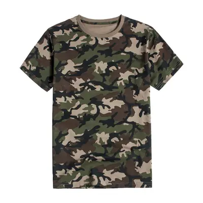 Cotton Camouflage T-Shirt Men Women Loose Fit Party