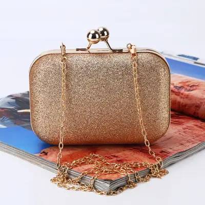 Sparkling Gold Clutch for Pakistani Bridesmaids & Weddings