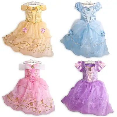 Princess Dresses for Girls 3-8Yr Summer Embroidered