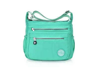 Women Nylon Waterproof Crossbody Bag Pink thumbnail 10
