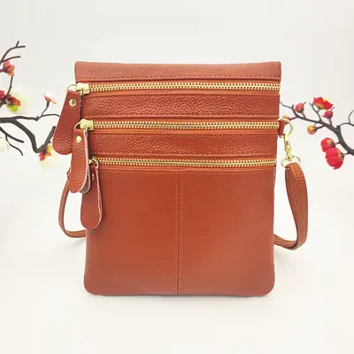 Red Leather Crossbody Bag for Women Daily Use thumbnail 16