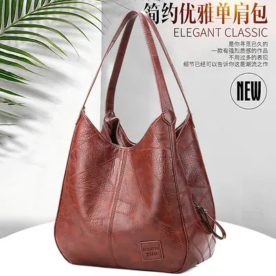 Women's Retro Soft Leather Shoulder Bag Premium Daily Use