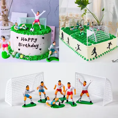Football Theme Cake Decor Set for Boys Baby Showers