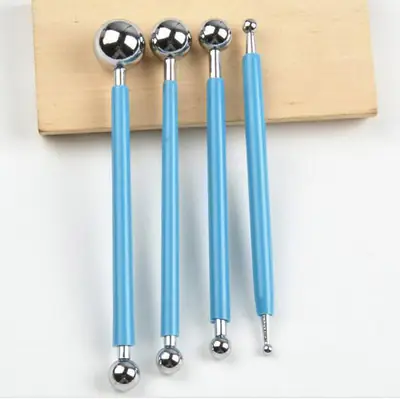4-Piece Stainless Steel Sugar Cake Carving Tools Set