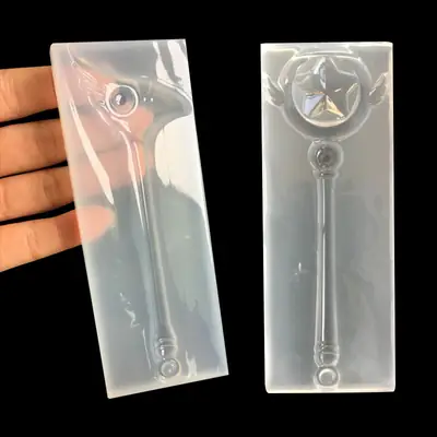 Star & Crescent Silicone Mold for DIY Magic Wands