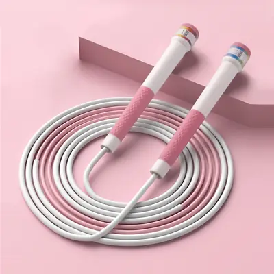 Pink Kids Skipping Rope for School Fitness Training