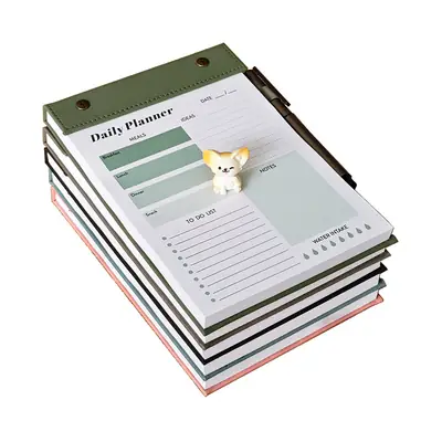 A5 Tearable Daily Planner Notebook with Cute Fox Charm