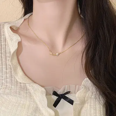 Summer Pearl Necklace Women Luxury Daily Wear Trendy thumbnail 118