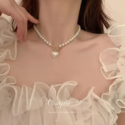 Summer Pearl Necklace Women Luxury Daily Wear Trendy thumbnail 136