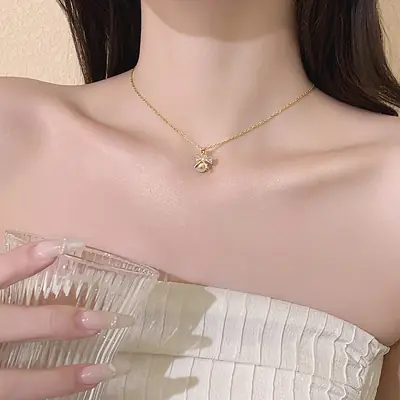 Summer Pearl Necklace Women Luxury Daily Wear Trendy thumbnail 172
