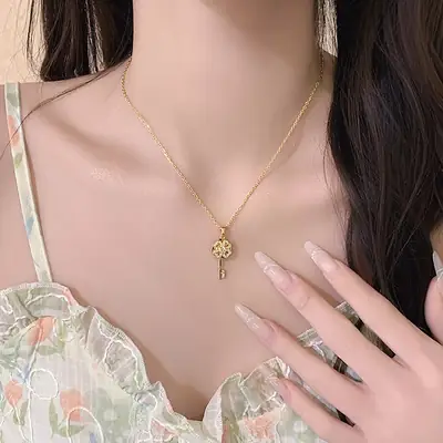 Summer Pearl Necklace Women Luxury Daily Wear Trendy thumbnail 216