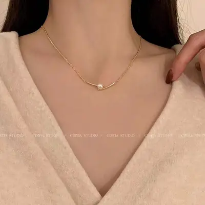 Summer Pearl Necklace Women Luxury Daily Wear Trendy thumbnail 24