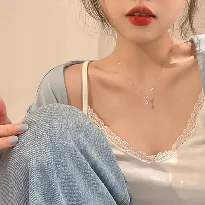 Summer Pearl Necklace Women Luxury Daily Wear Trendy thumbnail 90