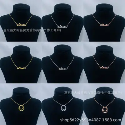 Leopard Rhinestone Necklace Women Trendy Daily Wear