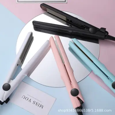 Mini Hair Straightener Dual Function Curling Compact Styling Tool