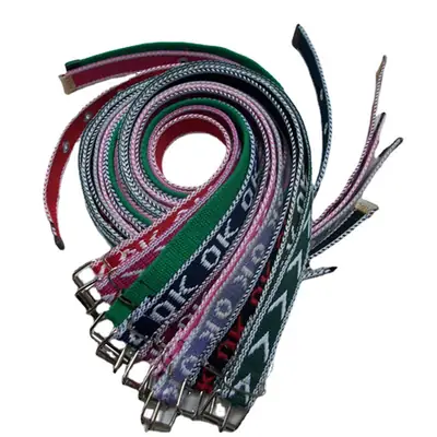 Canvas Woven Student Belts for Girls Multi Color