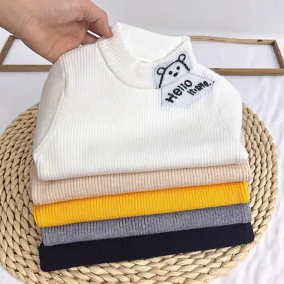 Boys Winter Warm Wool Knit Sweaters Multi Colors