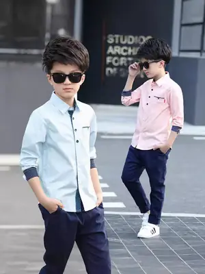 Boys Long Sleeve Polka Dot Shirts Spring Fall Medium Large