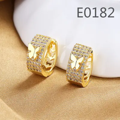 Gold Joker-Inspired Zircon Earrings for Women thumbnail 31