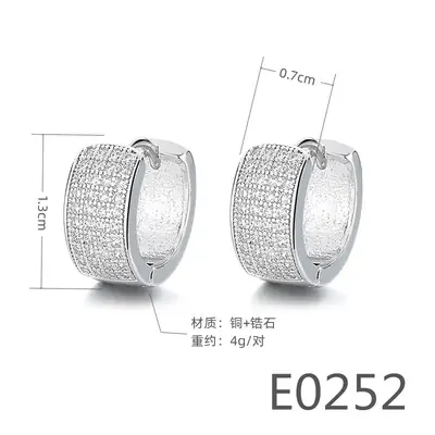 Gold Joker-Inspired Zircon Earrings for Women thumbnail 34