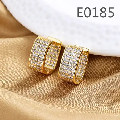 Gold Joker-Inspired Zircon Earrings for Women thumbnail 4