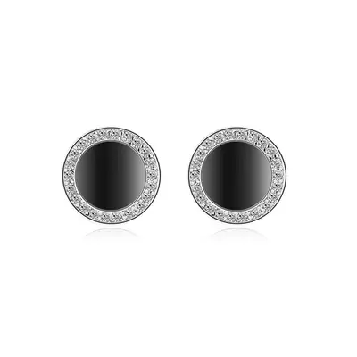 Korean Style Black Center Earrings for Women