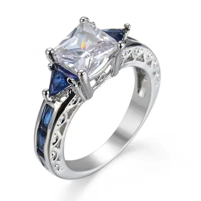 Zircon Jewelry Ring for Women 7 Colors New
