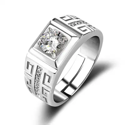 Trendy Women's Diamond Wedding Ring Set