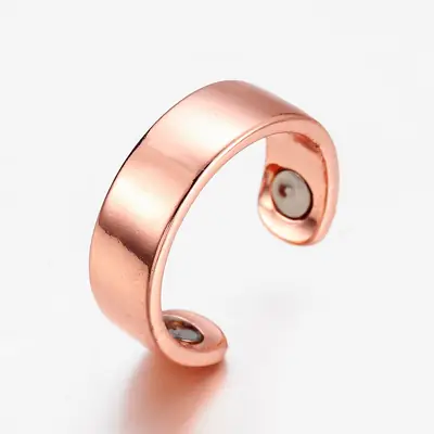 Rose Gold Adjustable Magnetic Health Ring